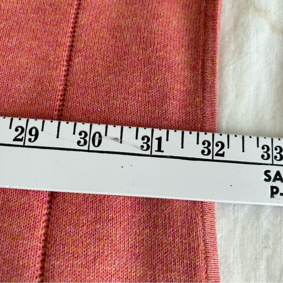 Robert Graham Peach V-Neck Pullover Knit Sweater - Picture 14 of 14